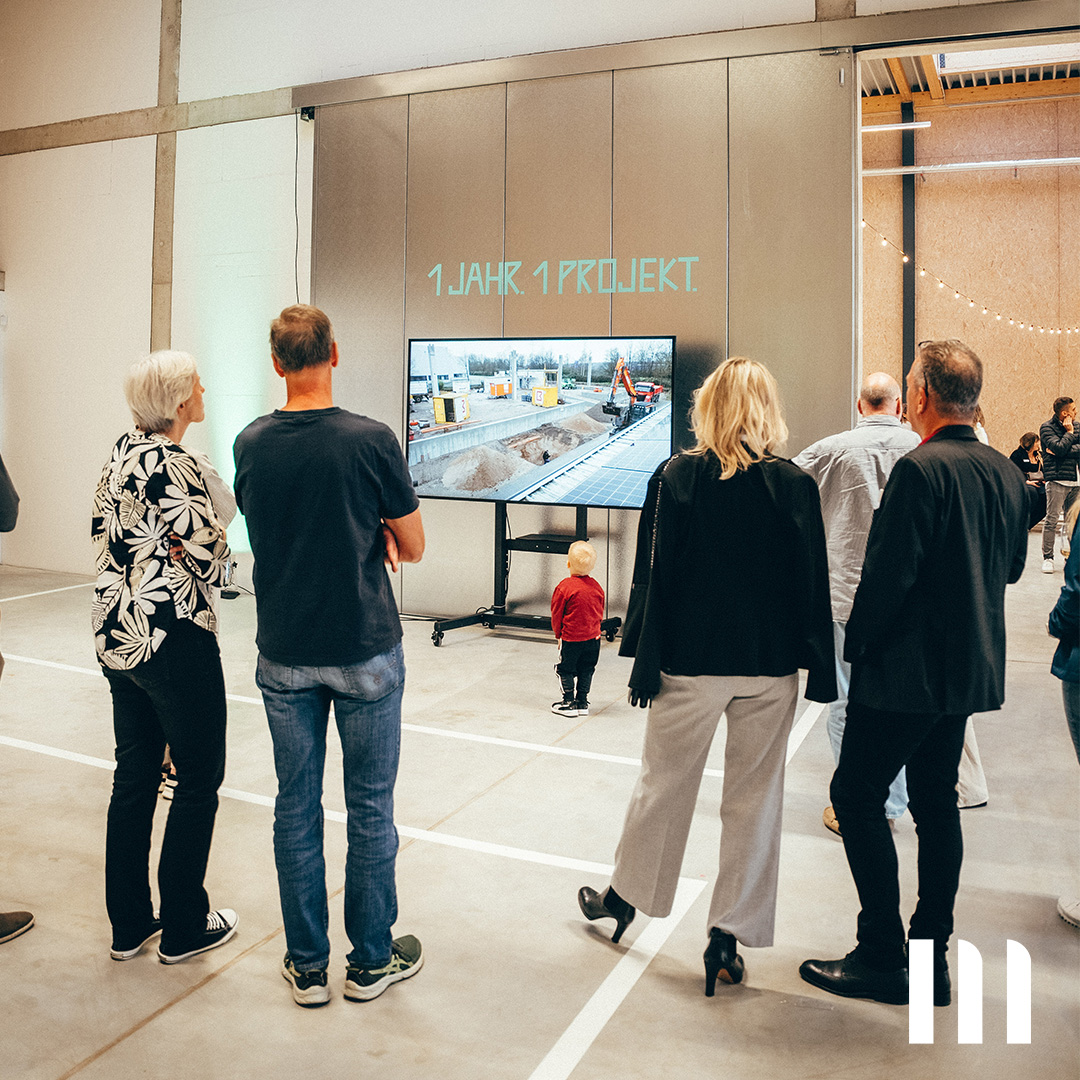 Multimediale Projektdokumentation zum Bauprozess bei der Halleneröffnung 2025