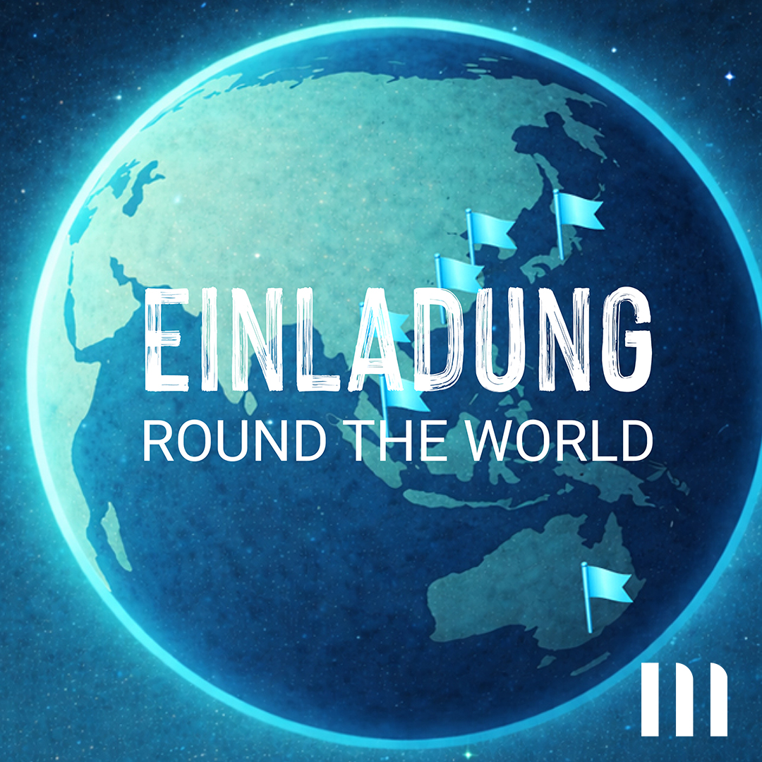 Einladung Round the world tour