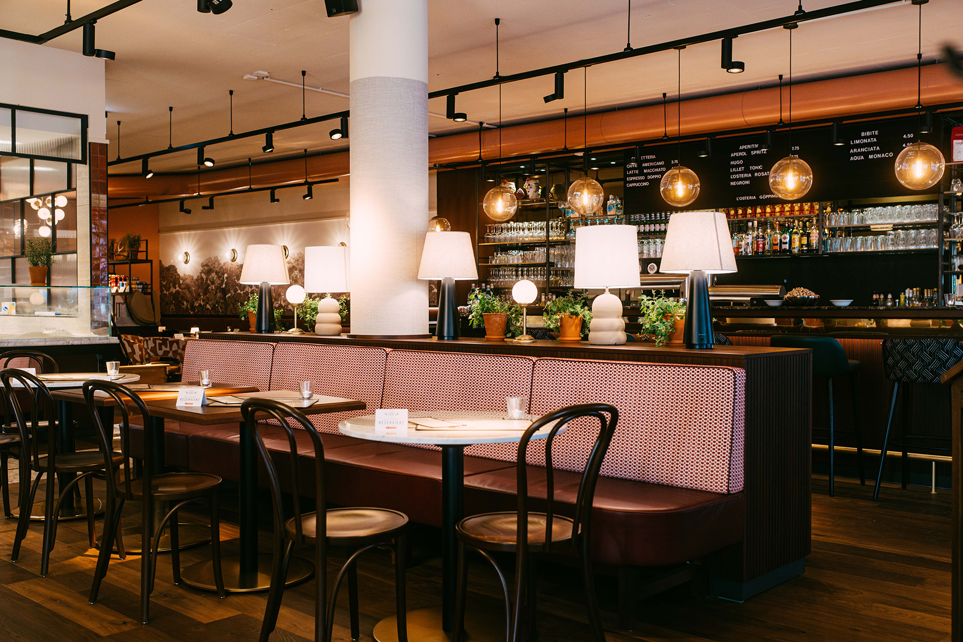 modernes Storekonzept L'Osteria - Umsetzung von ppm