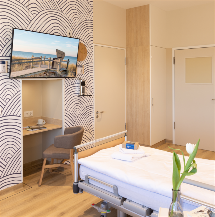 Patientenzimmer Krankenhaus Greifswald